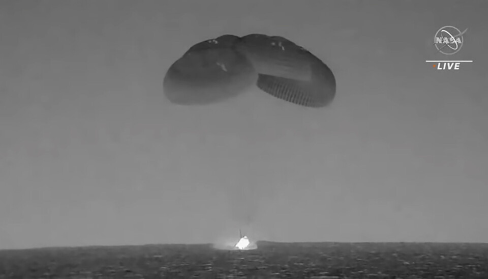 Fyra astronauter landade i Atlanten under natten till måndagen. Fyra astronauter landade i Atlanten under natten till måndagen.