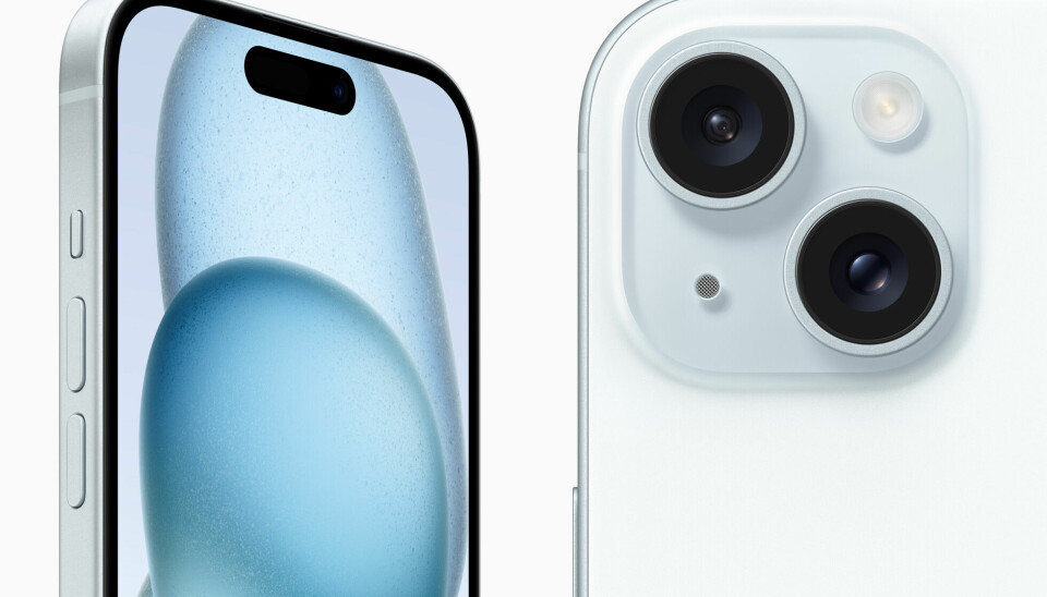 På Iphone 15 ligger kameralinserna på varsin sida. Nästa år kan upplägget bli ett annat .