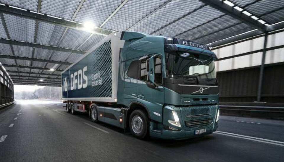 Volvo Lastvagnar kommer att börja bygga ellastbilar även i Gent. Arkivbild.