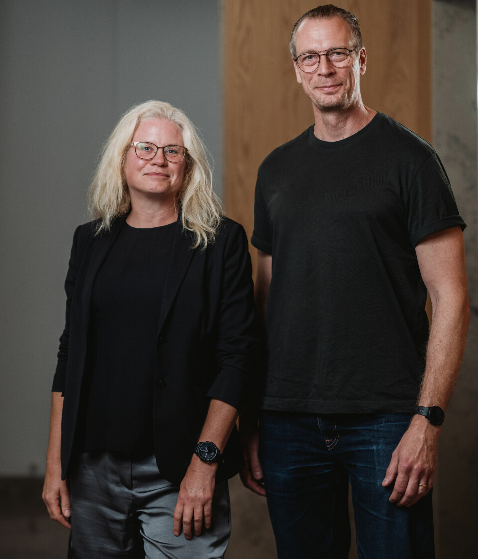 Charlotte Söderhjelm, vd och Fredrik Olsson, head of data science samt produktstrateg, Gavagai. Företaget var med på 33-listan 2013 och 2014.