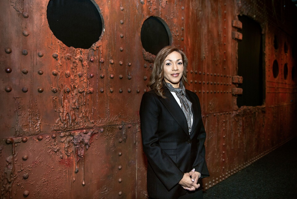 RMS Titanics vd Jessica Sanders. Aktuell med en utställning i Täby centrum där fynd från vraket visas upp. RMS Titanics vd Jessica Sanders. Aktuell med en utställning i Täby centrum där fynd från vraket visas upp.