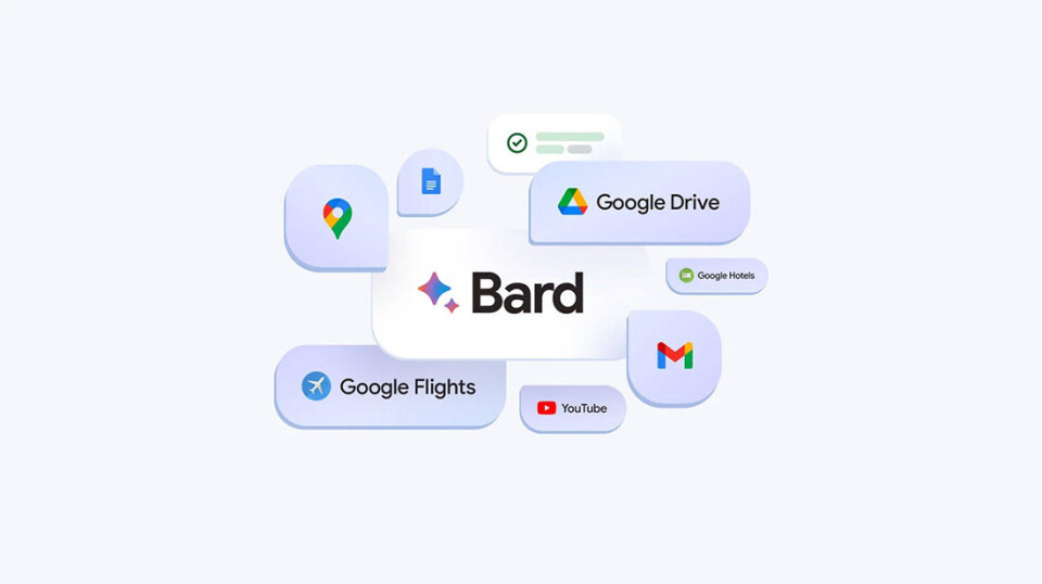 Google Bard uppdateras – och har lärt sig snacka med Gmail, Drive, Maps och andra Googletjänster. Google Bard uppdateras – och har lärt sig snacka med Gmail, Drive, Maps och andra Googletjänster.
