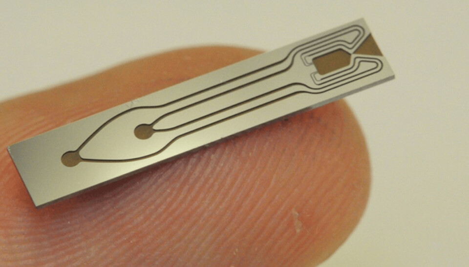 Forskarna har använt MEMS-teknik för tillverkningen. Forskarna har använt MEMS-teknik för tillverkningen.