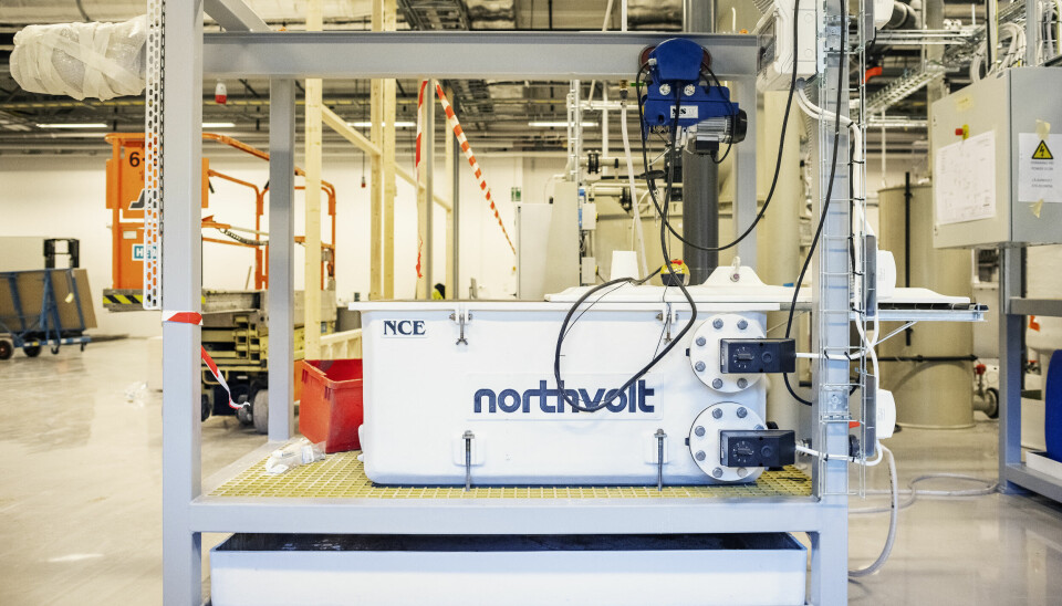 Sverige är bra på att ta tillvara innovationer och skapa företag som tar tillvara snilleblixtarna. I framtiden ligger hoppet för energi och grön omställning. Här batteritillverkaren Northvolts fabrik i Västerås. Arkivbild.