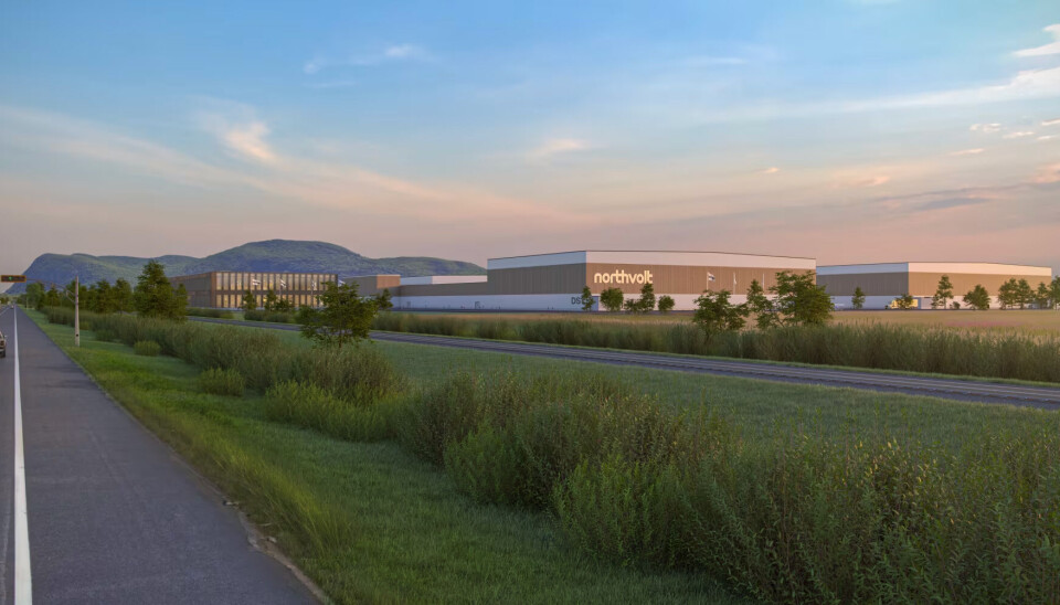 Northvolt bygger fabrik i Kanada. Northvolt bygger fabrik i Kanada.