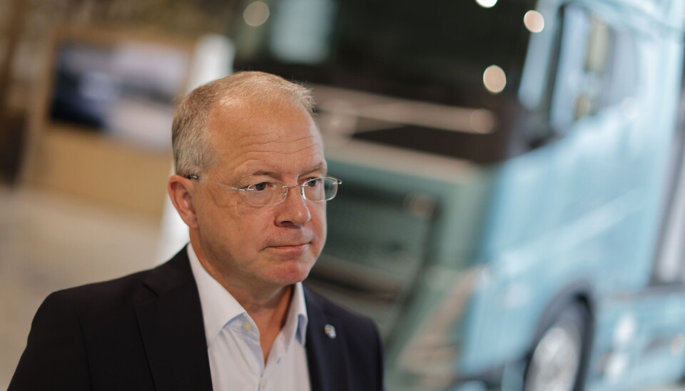 Lastbilskoncernen AB Volvo, med vd Martin Lundstedt, rapporterar nya kvartalssiffror. Arkivbild. Lastbilskoncernen AB Volvo, med vd Martin Lundstedt, rapporterar nya kvartalssiffror. Arkivbild.