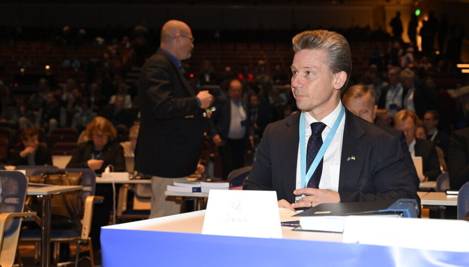 Pål Jonsson (M), försvarsminister. Pål Jonsson (M), försvarsminister.