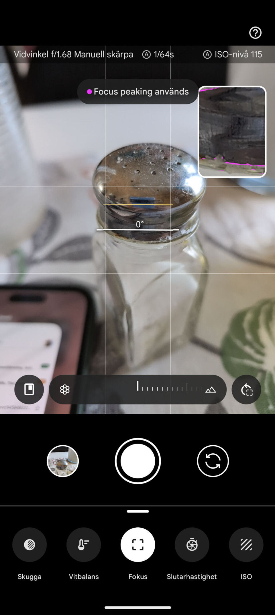 The Pixel 8 Pro supports focus peaking. Google. Pixel 8 Pro.