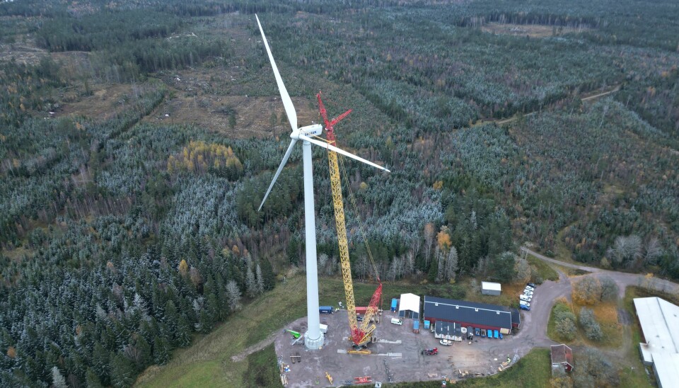 Världens högsta vindkrafttorn i trä från Modvion