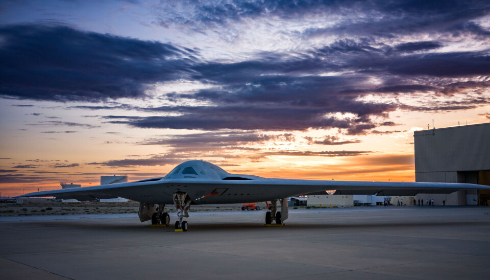B-21 Raider. Ett bombflygplan.