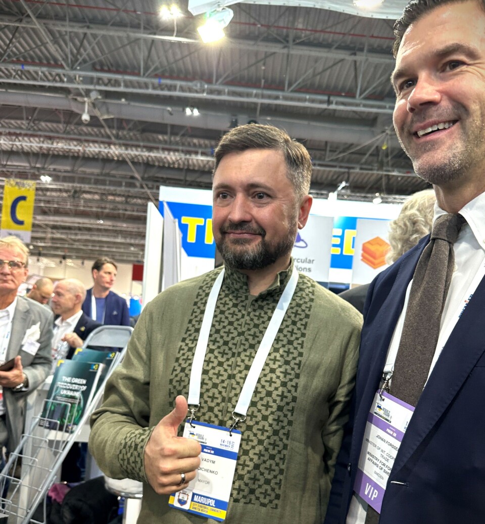 Vadym Bojtjenko, Mariupols borgmästare, med Johan Forssell, Sveriges bistånds- och utrikeshandelsminister. Vadym Bojtjenko, Mariupols borgmästare, med Johan Forssell, Sveriges bistånds- och utrikeshandelsminister.