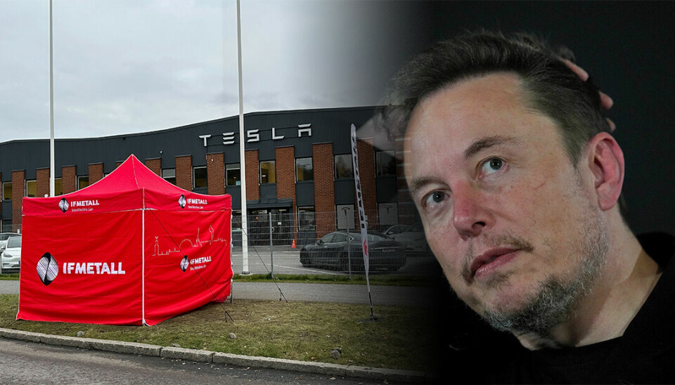 Teslas grundare Elon Musk kommenterar strejken.