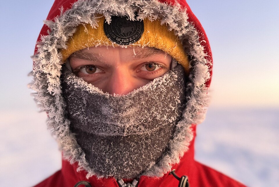 Hannes Keck, doktorand på SLU i Uppsala, tillbringade ett år på Forskningsstationen Neumayer III på Antarktis.