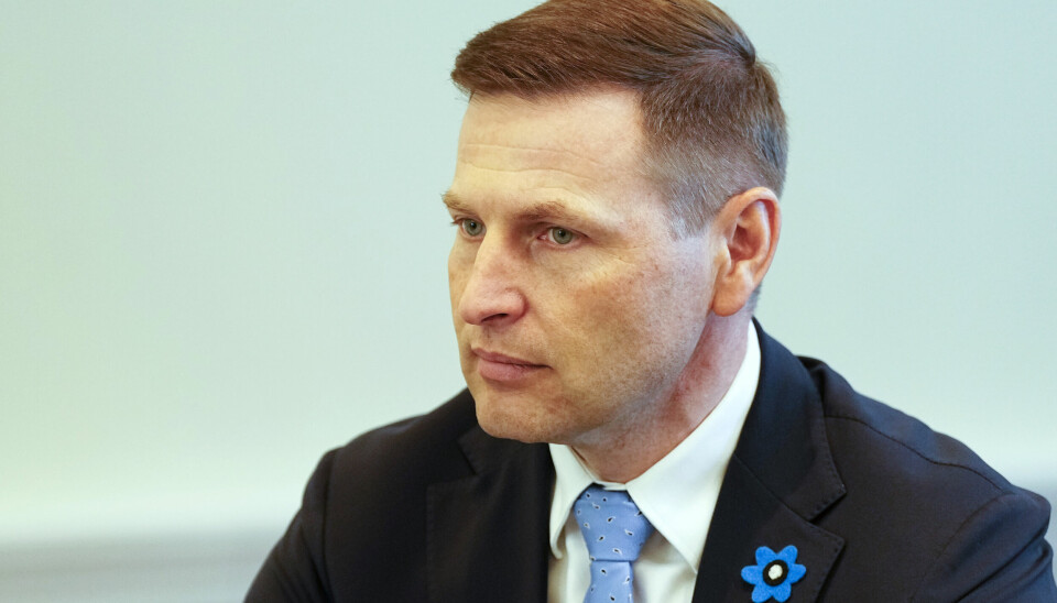 Estlands försvarsminister Hanno Pevkur. Arkivbild.