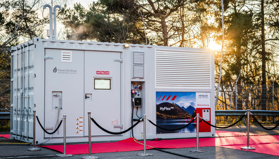 Hitachi Energy och Powercell har tillsammans utvecklat en vätgasdriven bränslecellsgenerator som kan vara reservkraft i stället för dieselaggregat
