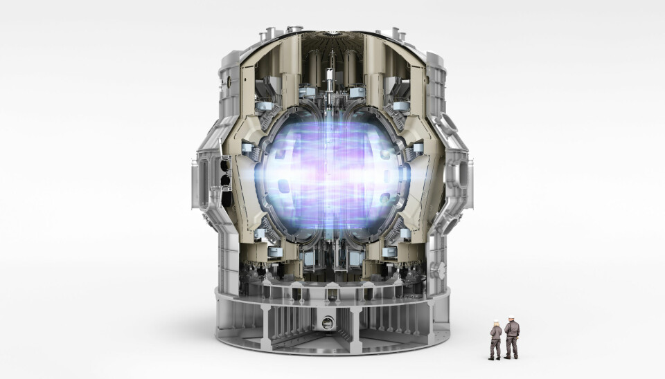 En illustration av den nya reaktorn.