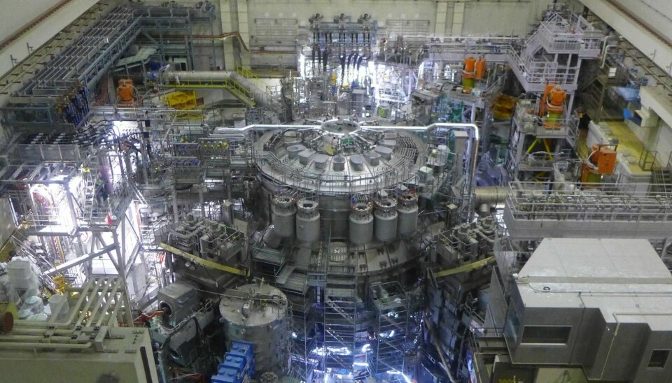 En fusionsreaktor.