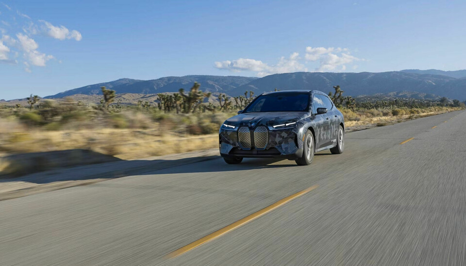 Our Next Energy utrustade en BMW IX med sitt Gemini-batteri. Det gav elbilen en räckvidd på 979 km på en laddning.