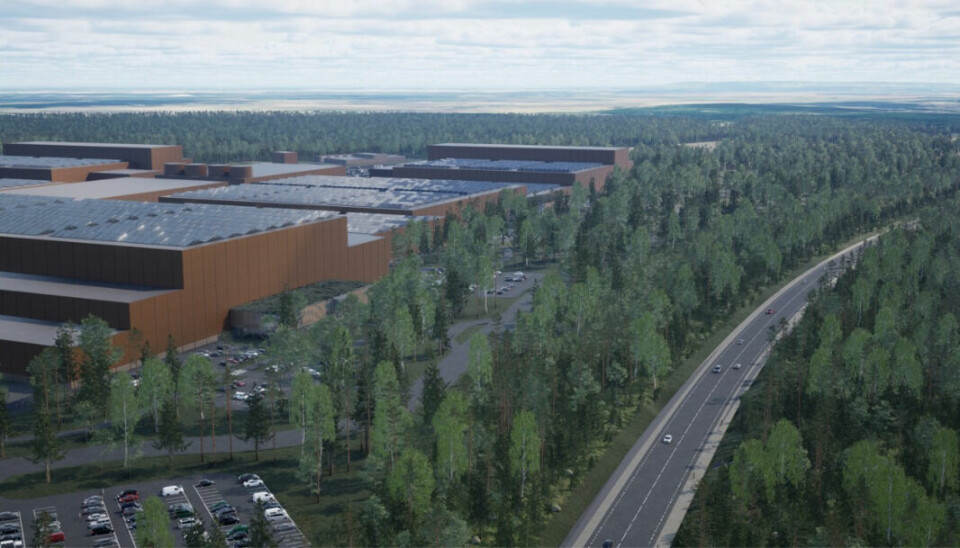 Volvos batterifabrik i Mariestad.