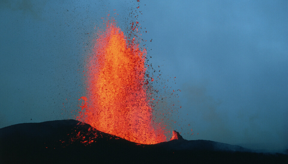 Ett vulkanutbrott