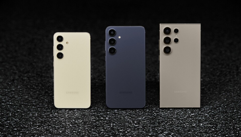 Samsung Galaxy S24, S24+ och S24 Ultra.