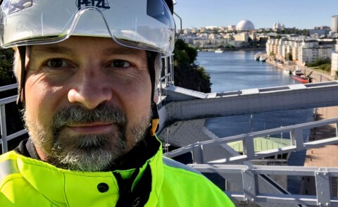Mats Söderlund, projektledare för Norra Danviksbron.
