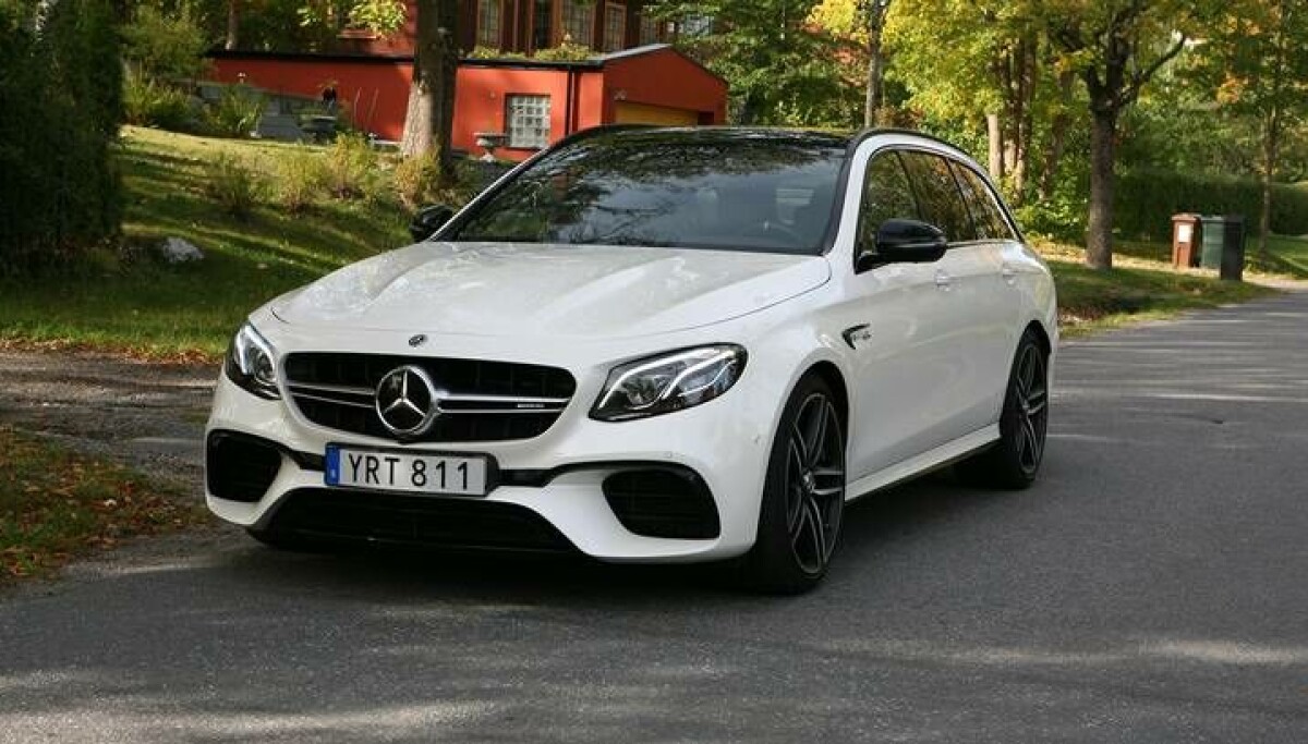 Test: Mercedes AMG E63s kombi – en familjebil med krut i