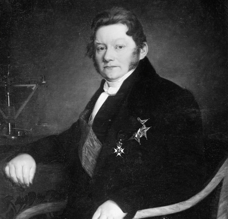 Jöns Jacob Berzelius (1779–1848) i en målning av Olof Johan Södermark.