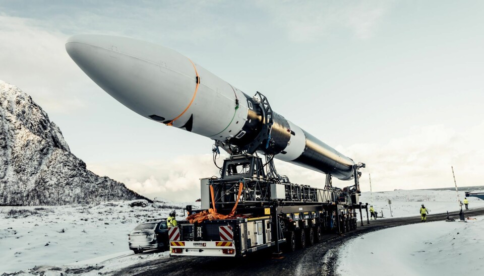 Jumbo Raketen Nu är det dags: Stor raket ska skjutas upp från Norge