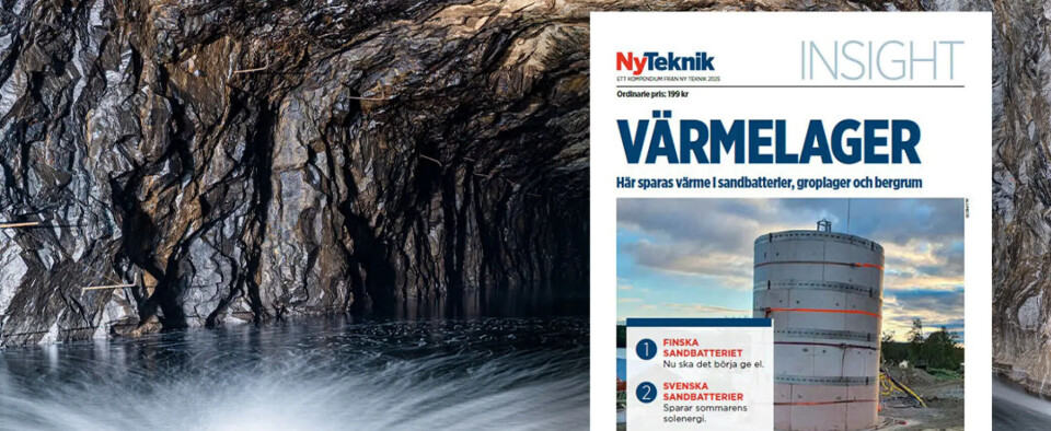 Värmelagren sparar energi i bergrum, sandbatterier och enorma groplager