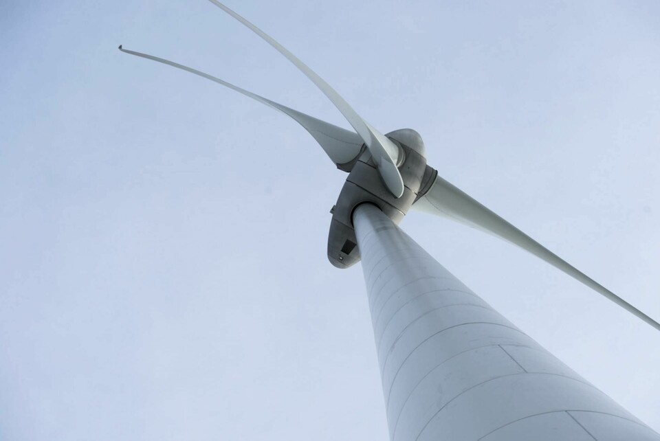 Ett finländskt energibolag ska undersöka havsbotten norr om Åland för en planerad vindkraftspark. Arkivbild. Foto: FREDRIK SANDBERG / TT