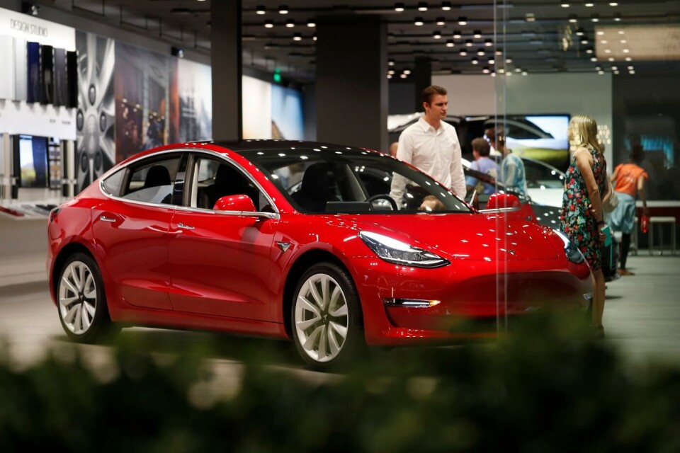 Tesla Model 3. Foto: David Zalubowski Tesla Model 3. Foto: David Zalubowski