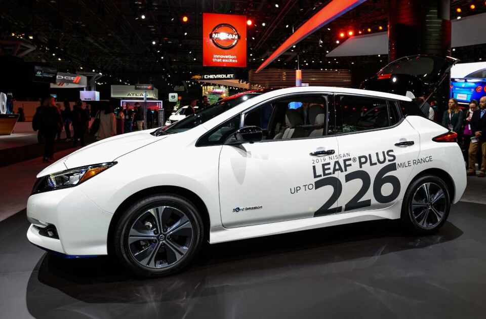 Nissan Leaf+. Foto: SOPA Images Nissan Leaf+. Foto: SOPA Images