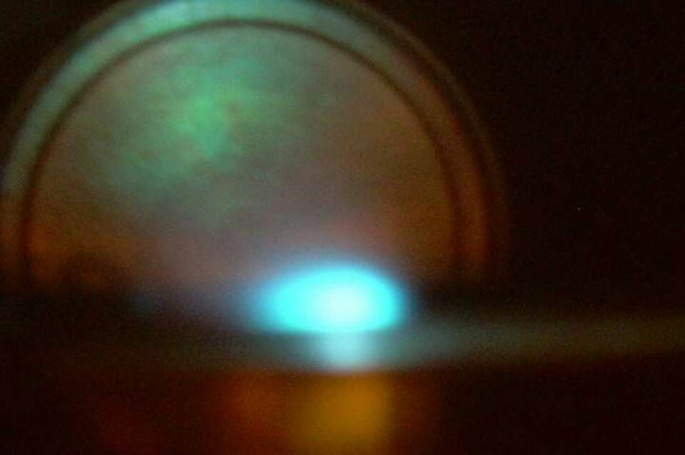 Ultratätt deuterium i plasmaform, här sker kärnfusionen.