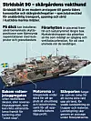 Stridsbåt 90 i grunda vatten och trånga passager