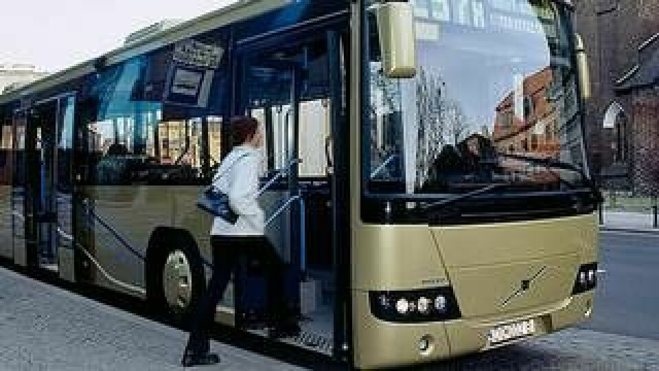 Sedan 2006 har Högskolan i Halmstad drivit ett forskningsprojekt med Volvo Bussar. Foto: Volvo