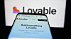 In this photo illustration, a mobile phone with the website of Swedish ai software company Lovable Labs Inc. is seen on screen in front of logo. (Photo by Timon Schneider / SOPA Images/Sipa USA) *** Strictly for editorial news purposes only ***