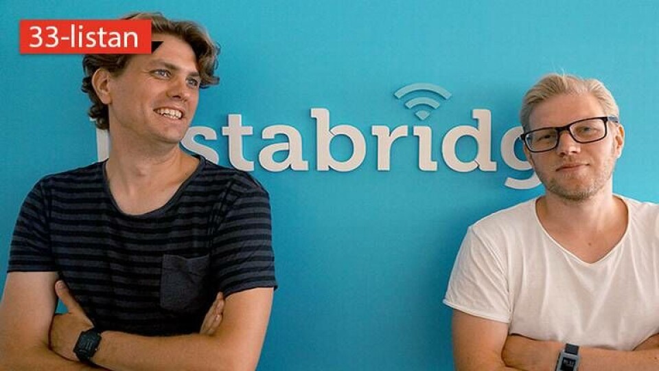 Erik Tigerholm och Niklas Agevik, Instabridge Foto: Jörgen Appelgren Erik Tigerholm och Niklas Agevik, Instabridge Foto: Jörgen Appelgren