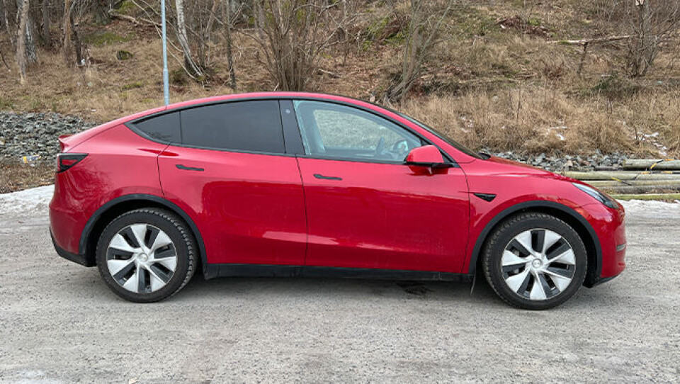Tesla Model Y. Foto: Felix Björklund Tesla Model Y. Foto: Felix Björklund