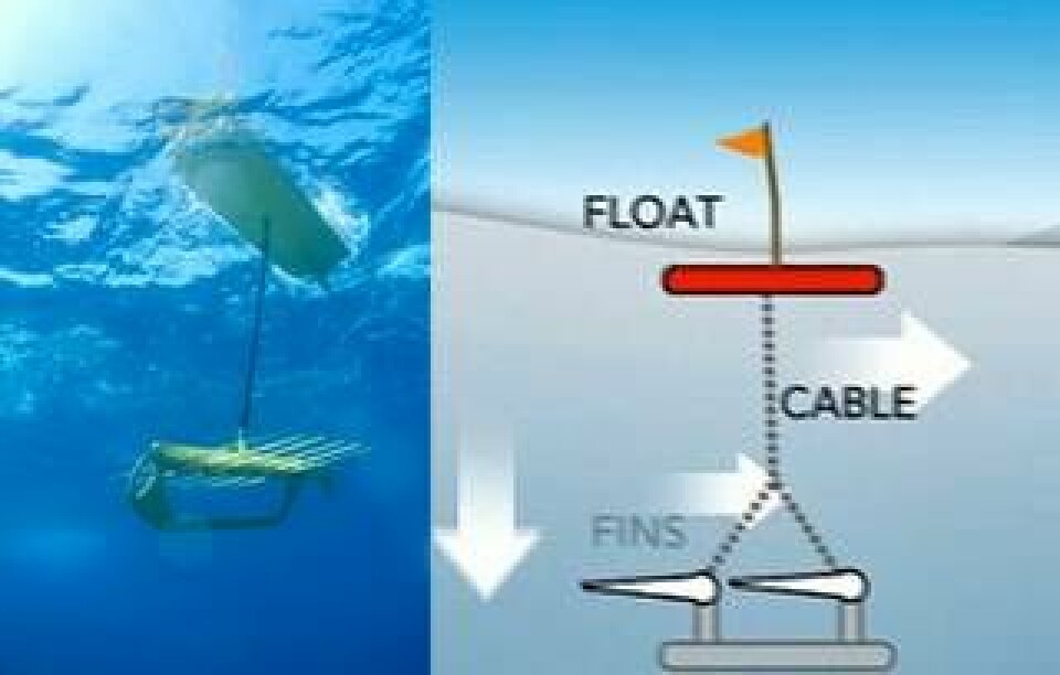 Havets rörelser omvandlas till en framdrivande kraft som ger vågglidaren en fart på två knop. Foto: Liquid Robotics