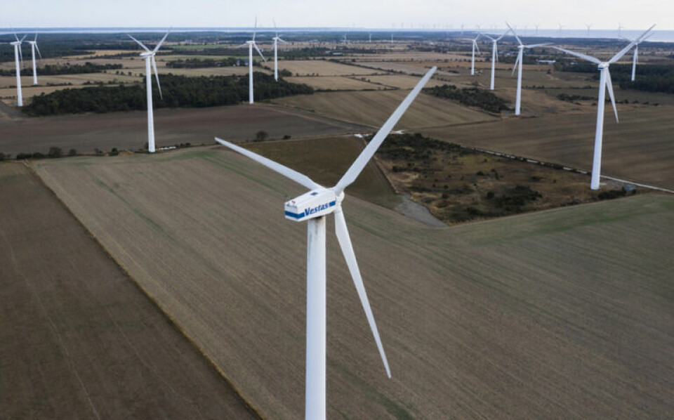Svenska vindkraftverk har producerat 20 terawattimmar el så här långt i år. Foto: Fredrik Sandberg/TT