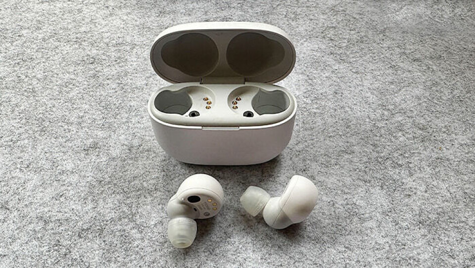 Sony Linkbuds S tillsammans med laddningsasken. Foto: Viktor Krylmark Sony Linkbuds S tillsammans med laddningsasken. Foto: Viktor Krylmark