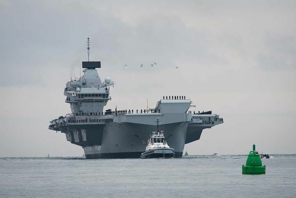 HMS Queen Elizabeth. Foto: Roger Askew/REX/IBL