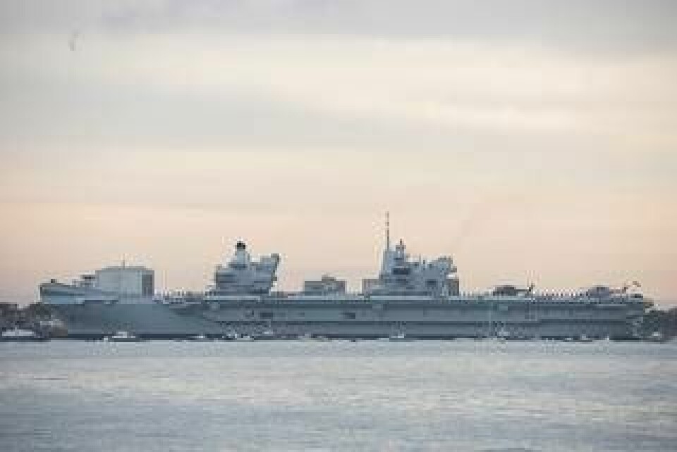 HMS Queen Elizabeth. Foto: Jacob Hutchins/REX/IBL