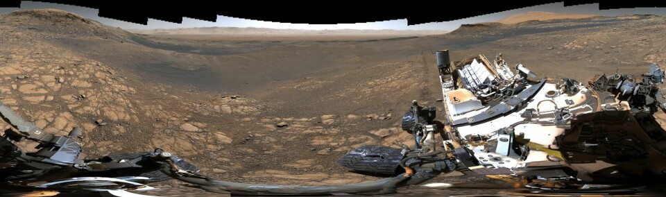 Här är Curiositys mäktiga panoramabild från Mars. Den har en upplösning om 1,8 miljarder pixlar. Foto: NASA/JPL-Caltech/MSSS