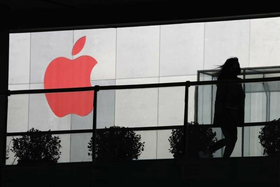 Apple tvingas betala 300 miljoner dollar, motsvarande nästan 2,6 miljarder kronor, för patentbrott. Arkivbild. Foto: Ng Han Guan/AP/TT