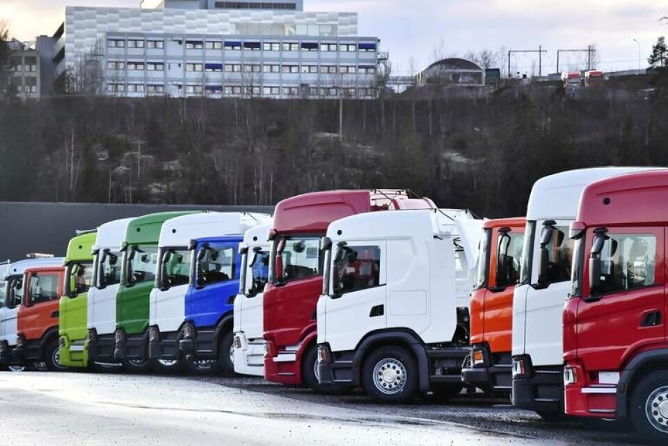 Scanias ägare Traton redovisar andra kvartalet. Foto: Jonas Ekströmer/TT Scanias ägare Traton redovisar andra kvartalet. Foto: Jonas Ekströmer/TT