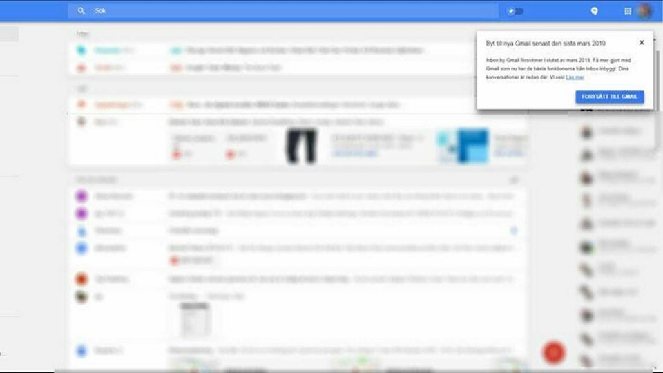 Nedräkning. I början av mars fimpar Google e-posttjänsten Inbox. Foto: Privat