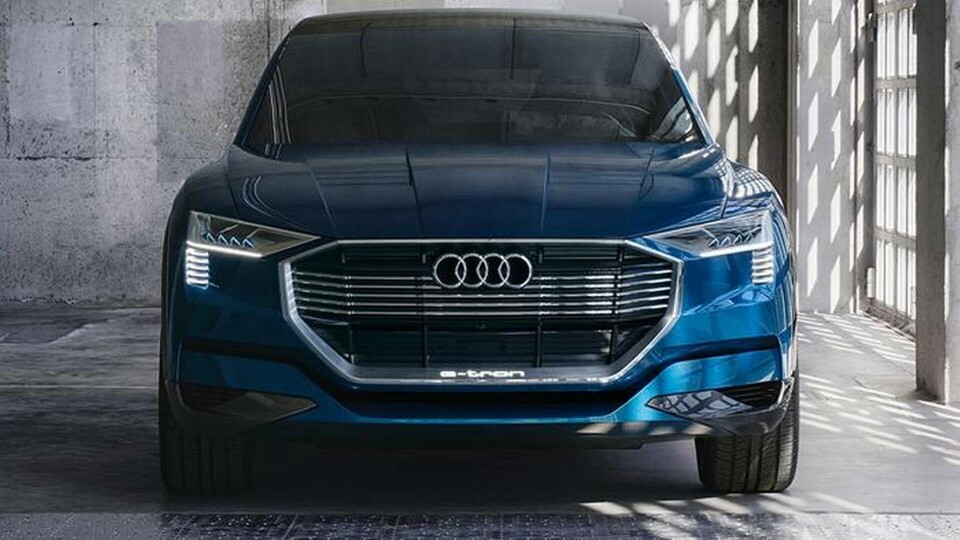 Konceptversionen av Audi E-tron Quattro. Foto: Audi Konceptversionen av Audi E-tron Quattro. Foto: Audi
