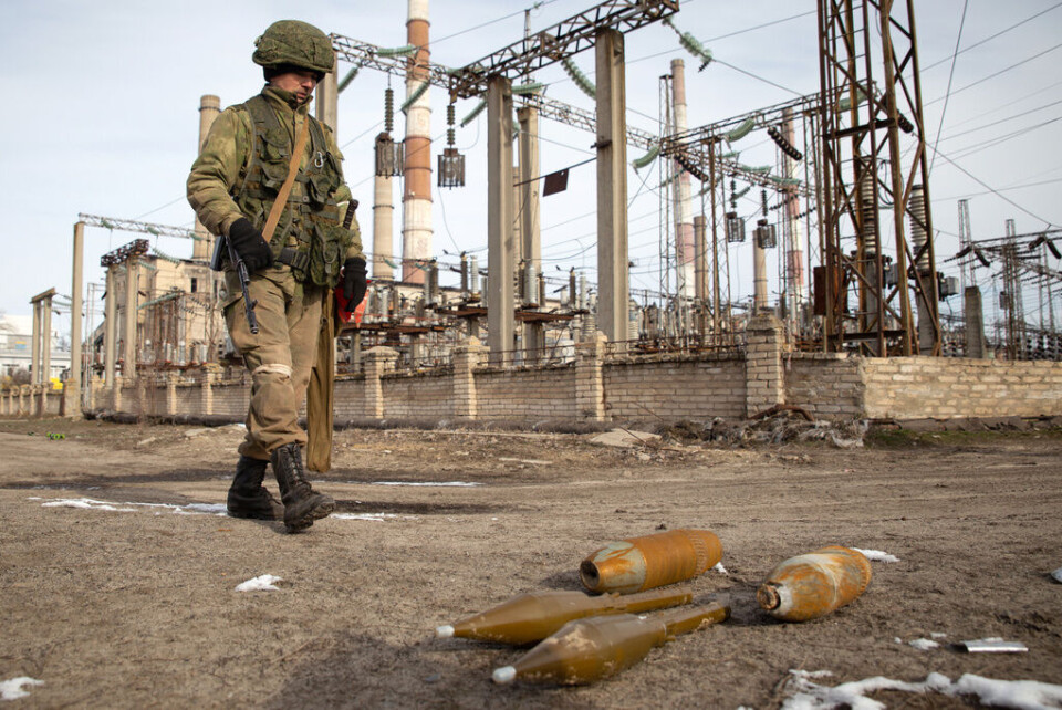 Ett kraftvärmeverk i Luhansk, Ukraina. Bilden togs den 13 mars 2022. Foto: TT/Tass Ett kraftvärmeverk i Luhansk, Ukraina. Bilden togs den 13 mars 2022. Foto: TT/Tass